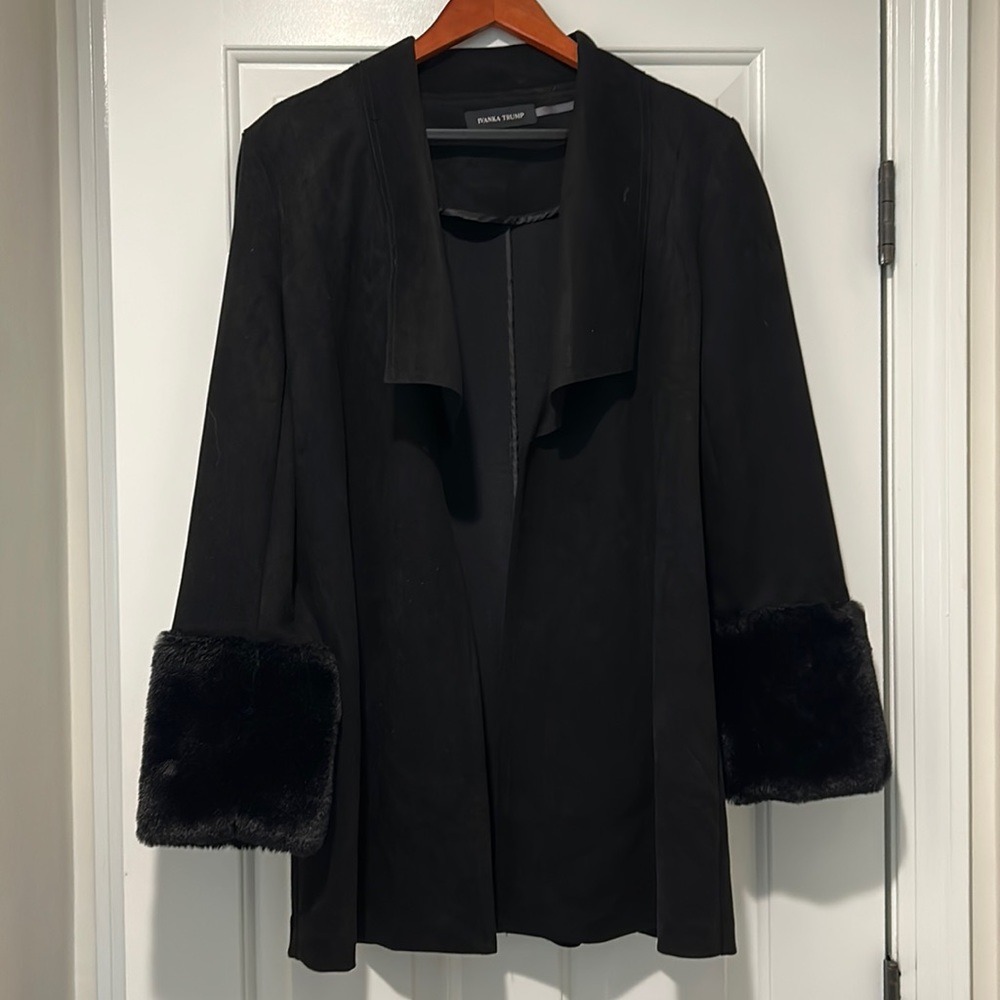 Ivan’s Trump light suede jacket